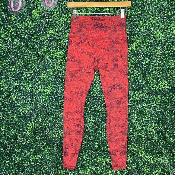 Lululemon High Waist Align Lunar New Year Leggings Sz 6